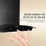 HOOD ORIENT 3D IN HC SC FL BK 60